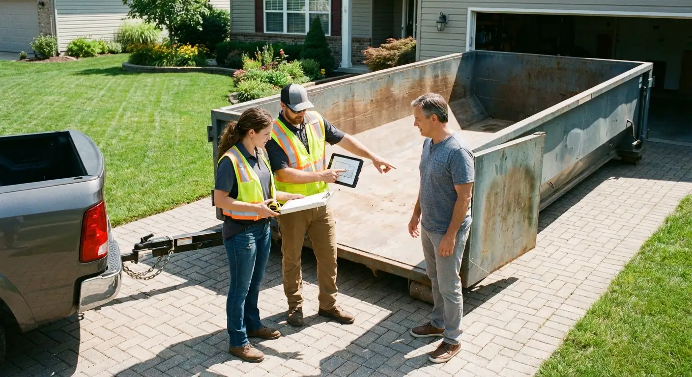 10 Yard Dumpster Rental Process in Belton, TX