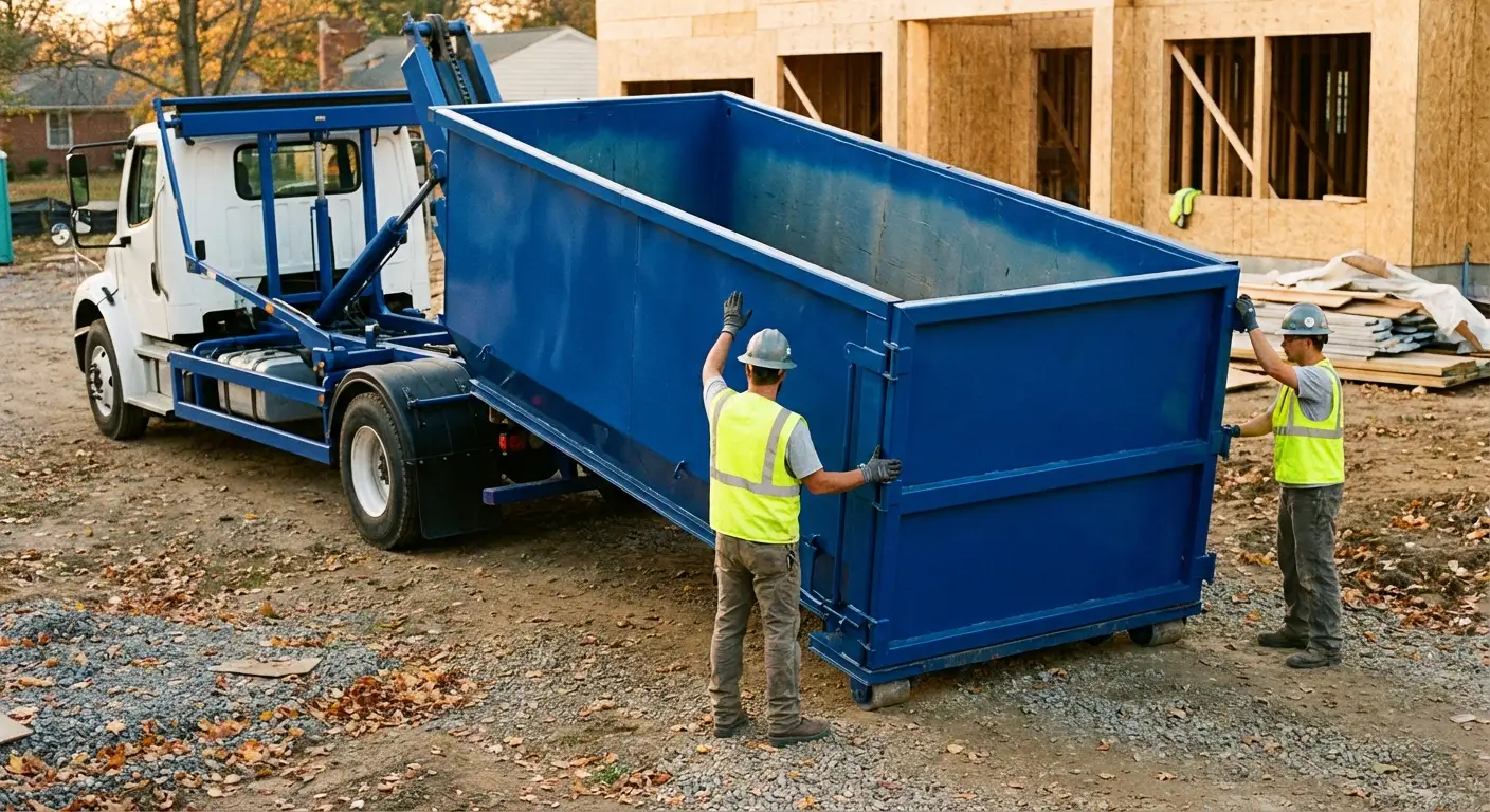 Construction dumpster delivery and waste management in Belton, TX